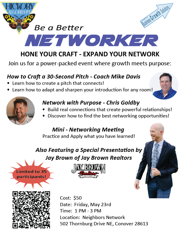 Be a Better Networker flyer